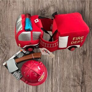 I Want To Be Firefighter Step In Halloween Costume Ages 3-7 Set